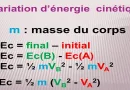 VARIATION ENERGIE CINETIQUE