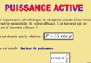 puissance active monophase